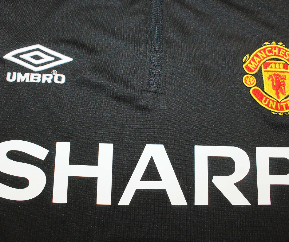 Manchester United Chamarra Negro - 98/99