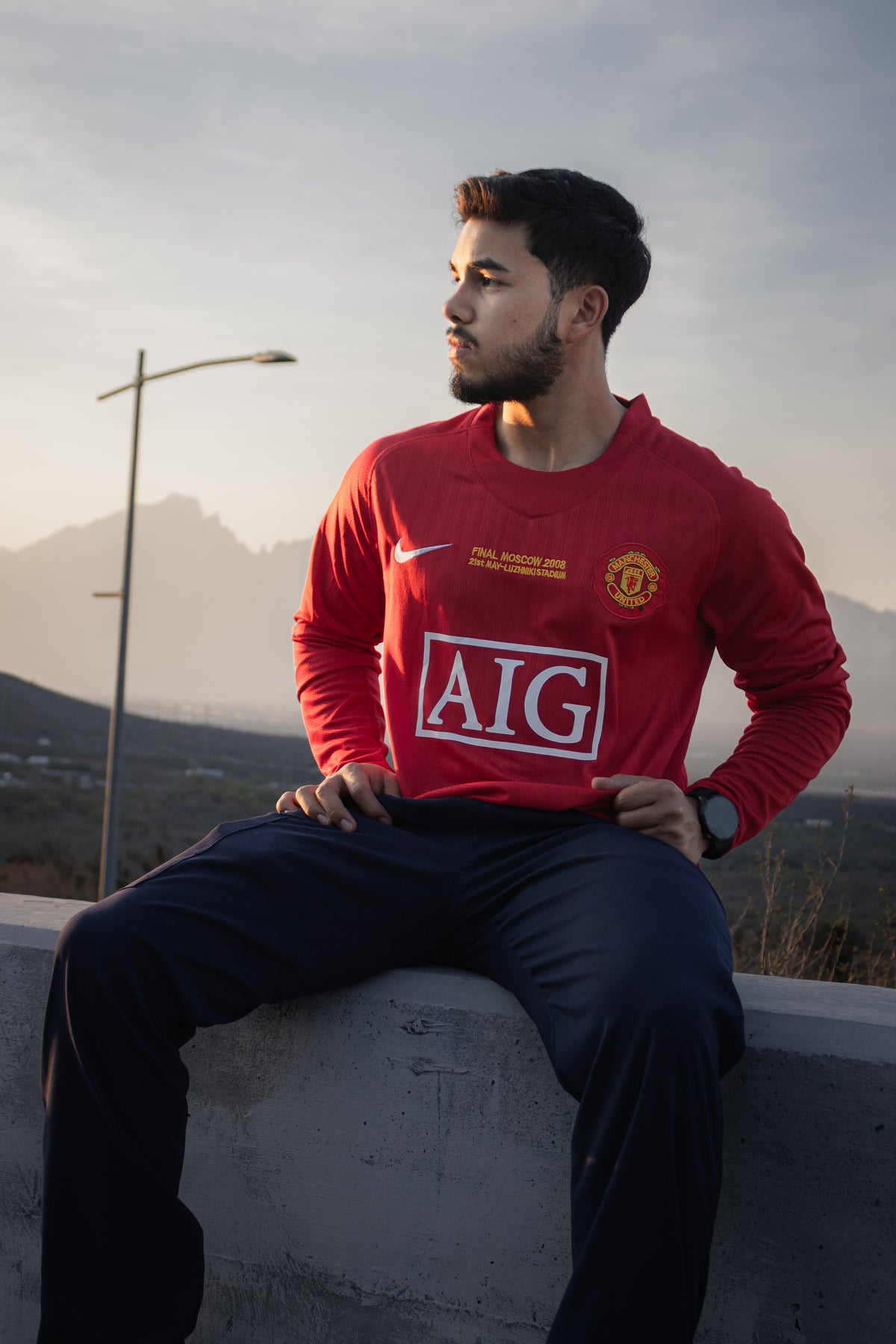 Manchester United 2008 Manga Larga Ronaldo 2008