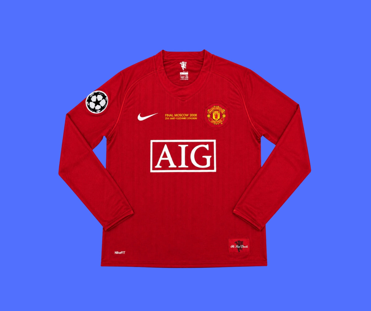 Manchester United 2008 Manga Larga Ronaldo 2008