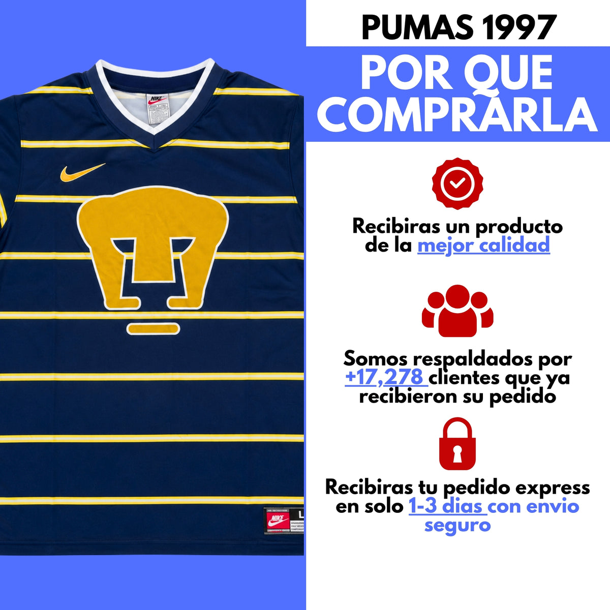 Pumas Local - 97/98