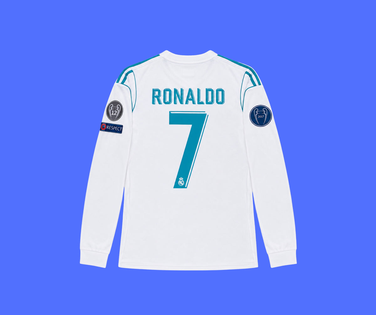 Real Madrid 2018 Manga Larga Ronaldo
